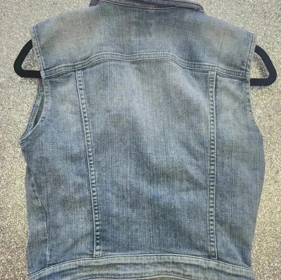 GUESS JEAN VEST SIZE SMALL - Picture 4 of 4